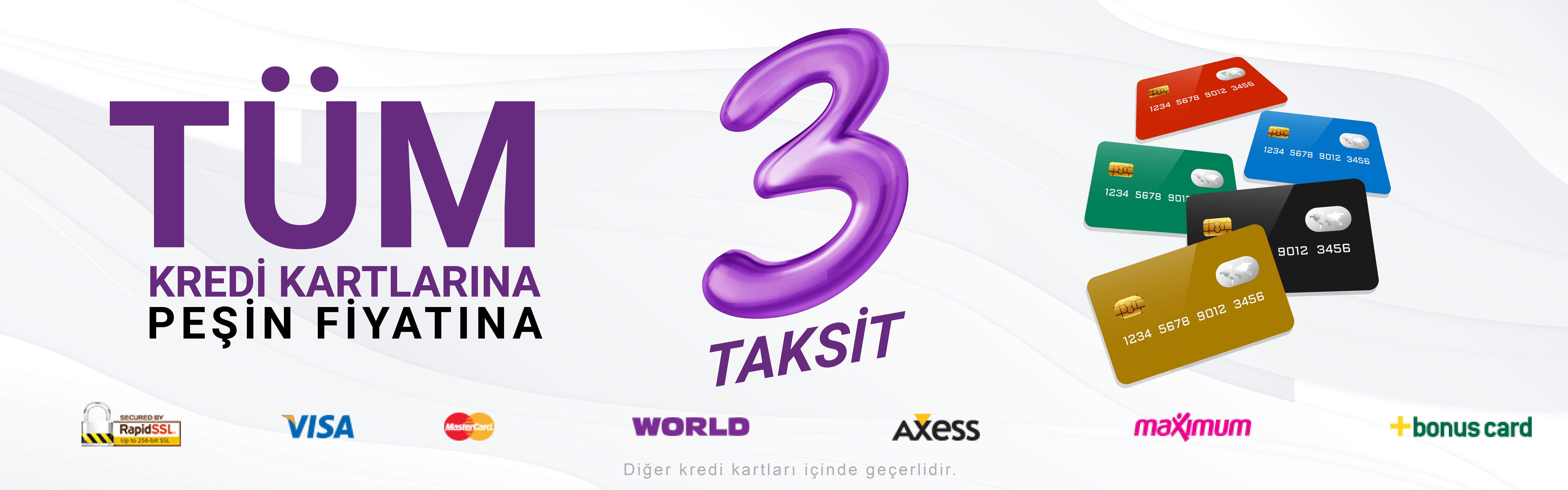 Vade Farksız 3 Taksit 