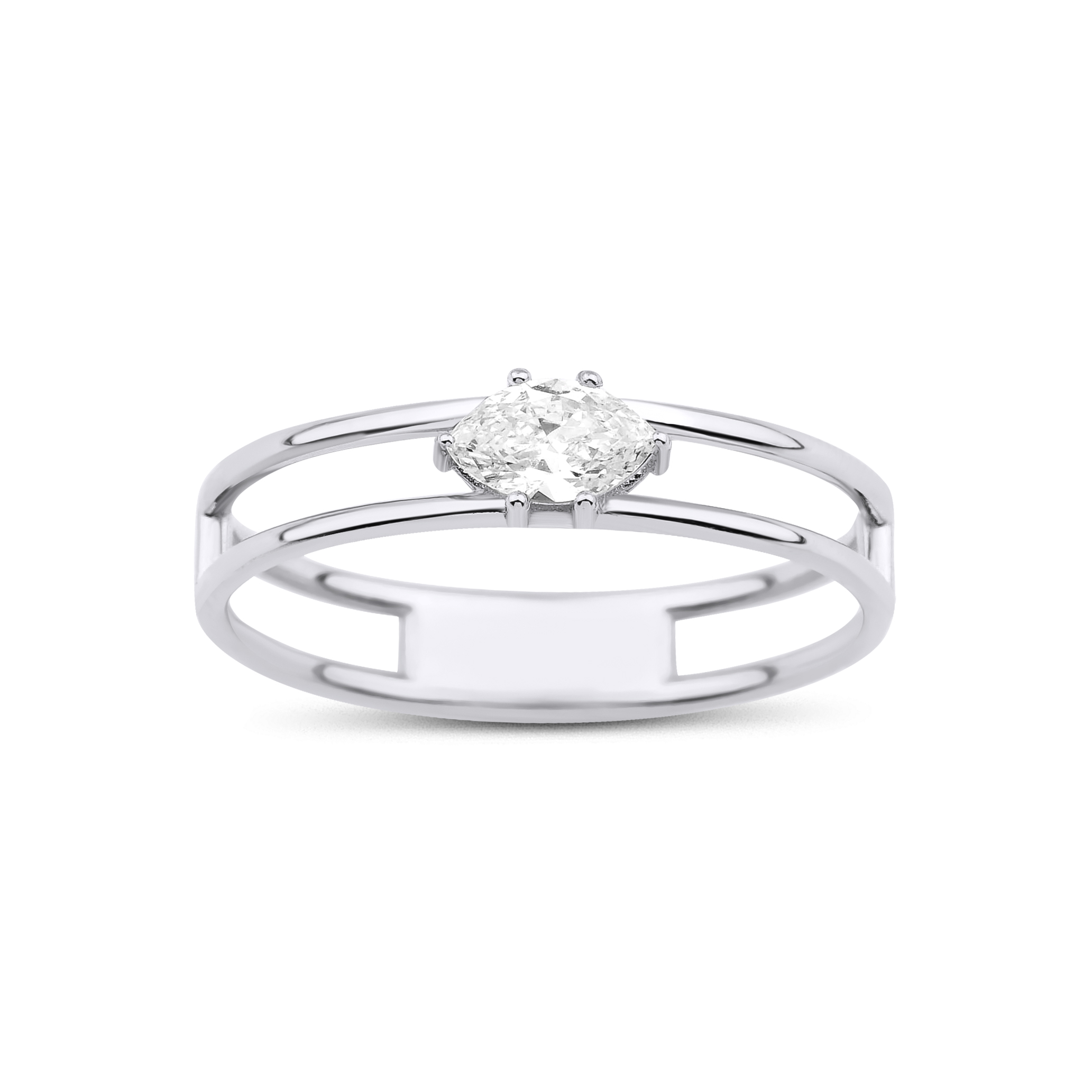 0.40 Karat Markiz Tasarım Tektaş Yüzük - ARZ2105