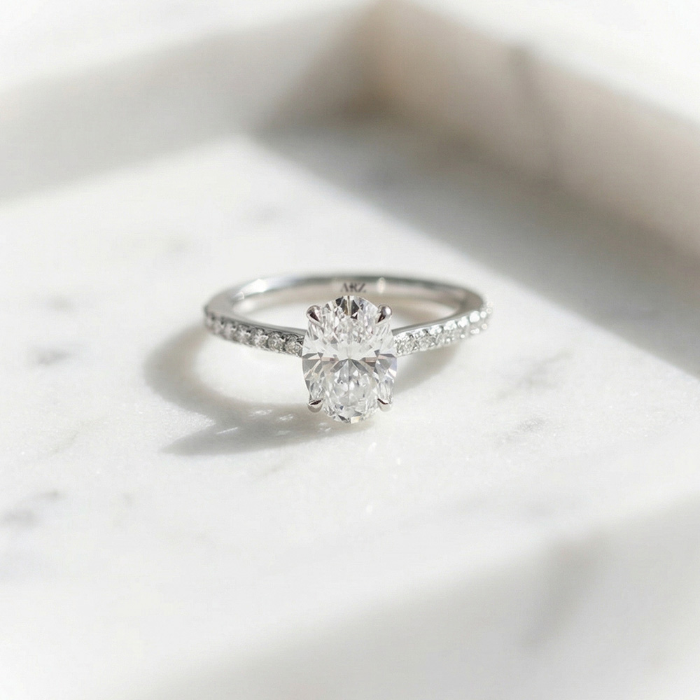 1.50 Karat D Color Vs1 Berraklık IGI SERTİFİKALI Laboratuvar Pırlantası Yüzük - ARZ3408