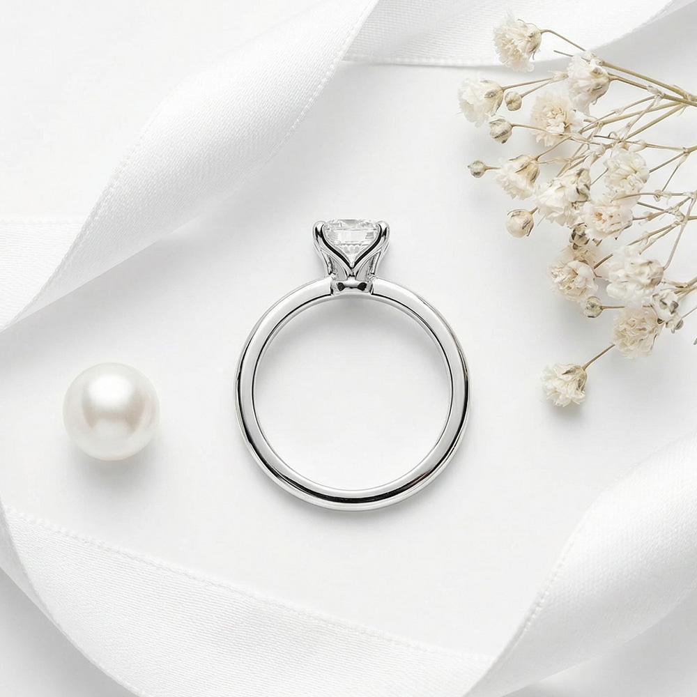 1.50 KARAT D Renk Vs2 Berraklık Oval Tektaş Yüzük  - ARZ3421