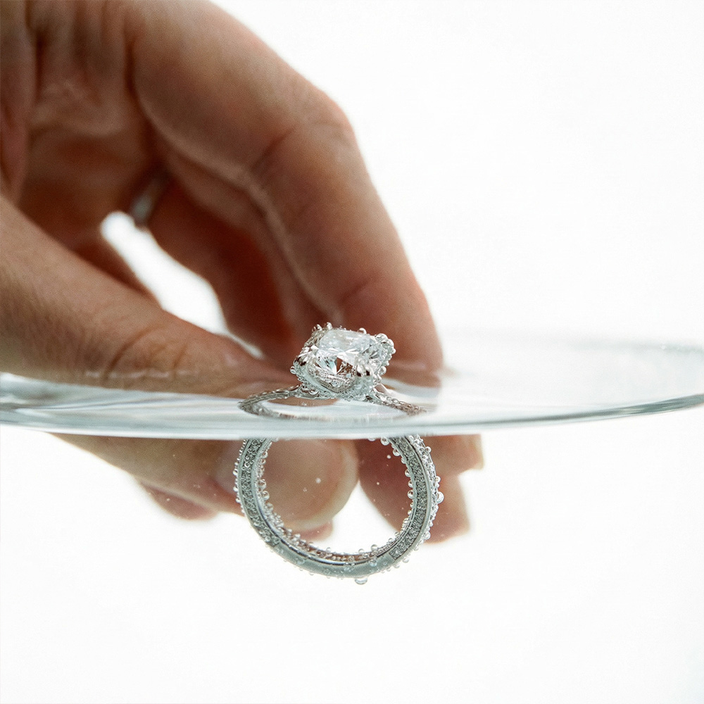 3.02 Karat Radiant TekTaş Laboratuvar Pırlanta Yüzük - ARZ3402