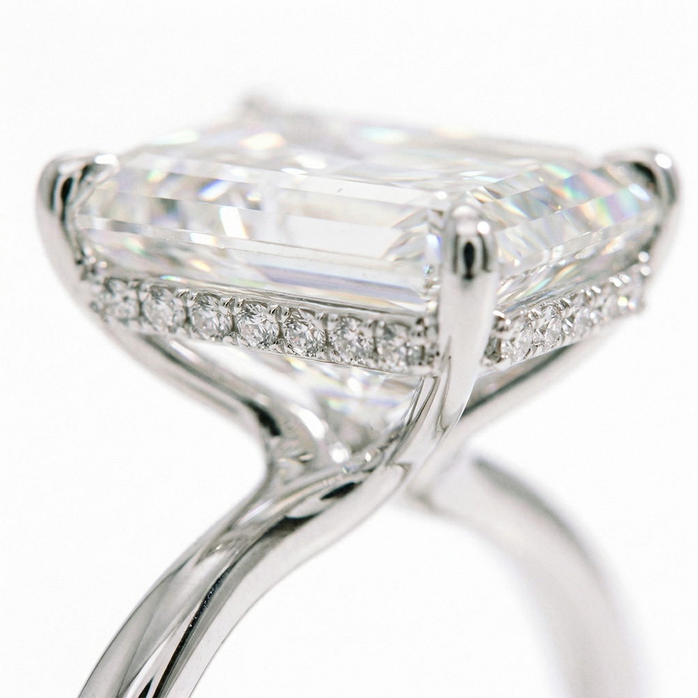 3.04 Karat Emerald TekTaş Laboratuvar Pırlanta Yüzük - ARZ3403