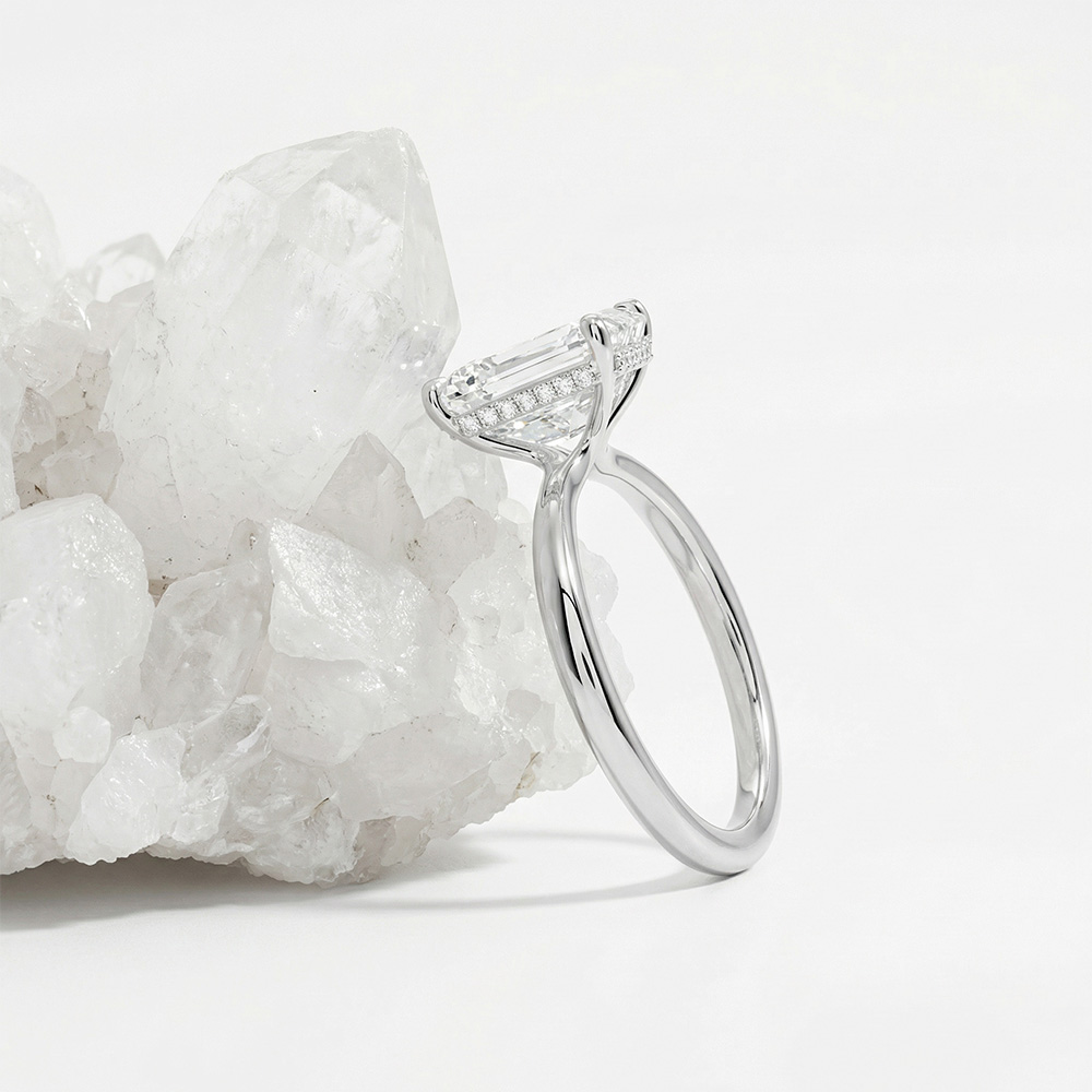 3.04 Karat Emerald TekTaş Laboratuvar Pırlanta Yüzük - ARZ3403